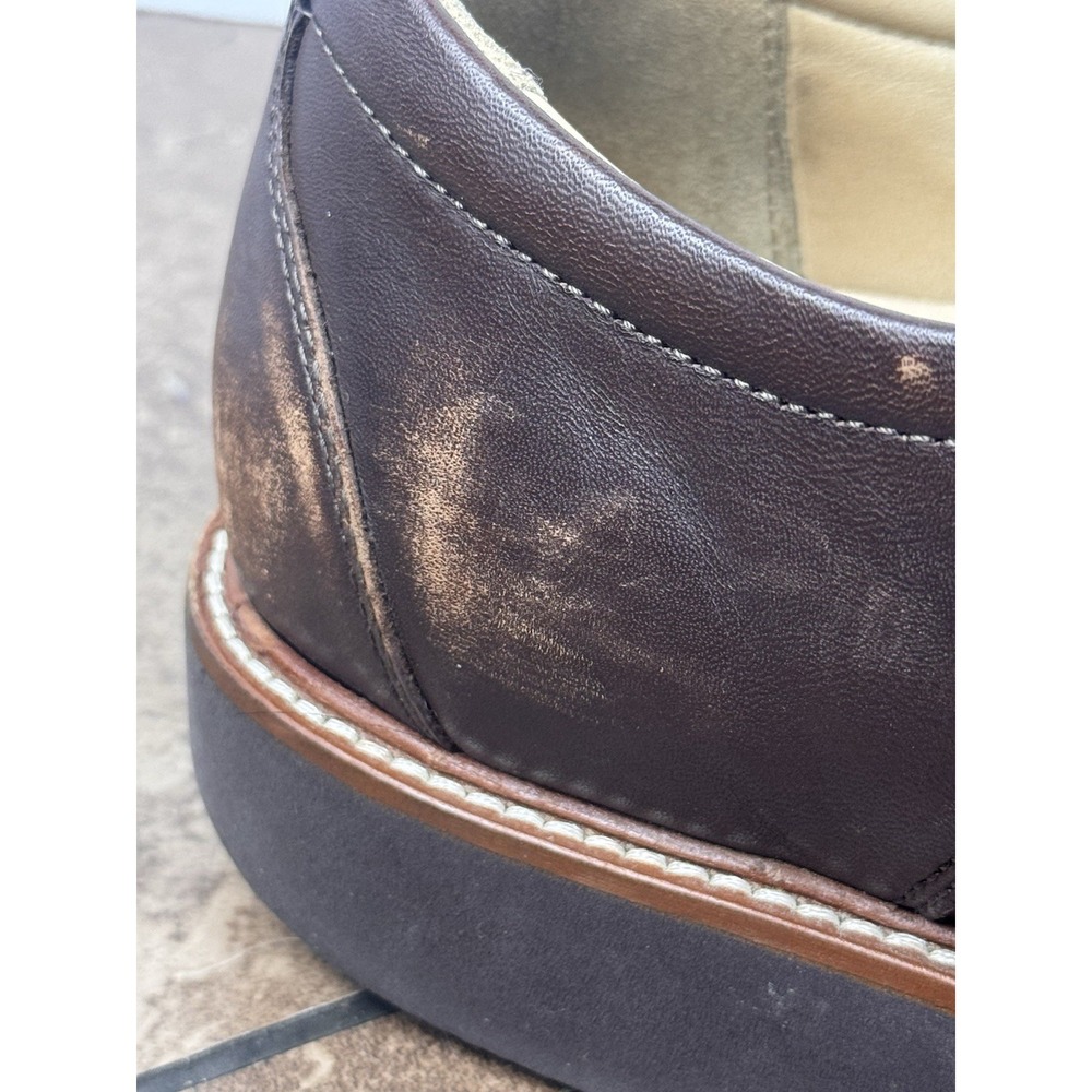 Samuel Hubbard Black Leather "Founder" Work / Dress Shoes Men's 9.5 M Vibram - Picture 6 of 8